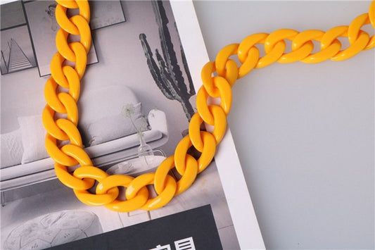 Yellow/orange chain